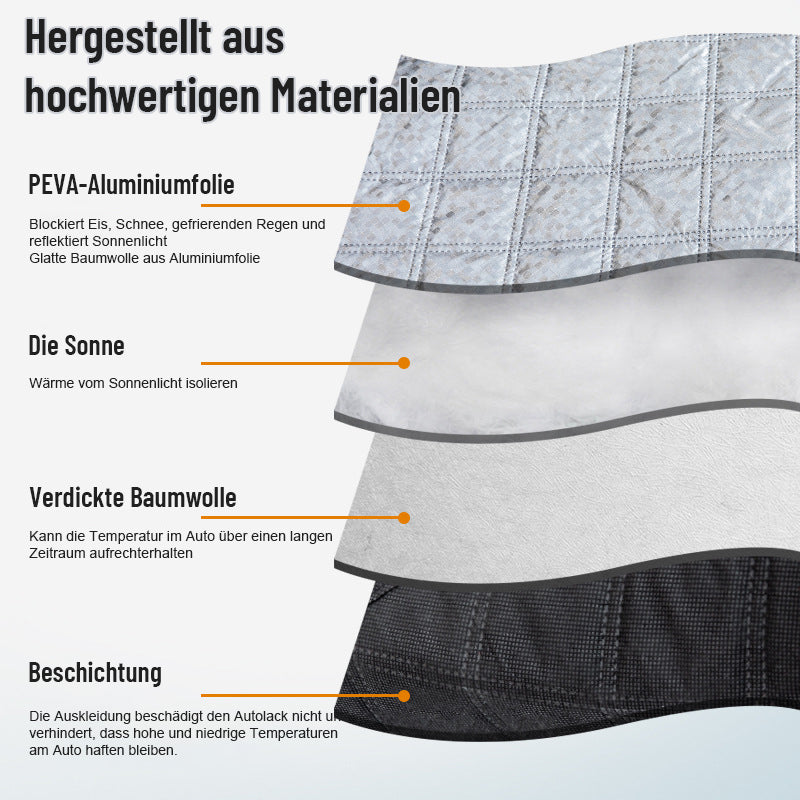 Magnetische Auto-Windschutzscheibenabdeckung/Magnetic car windshield cover