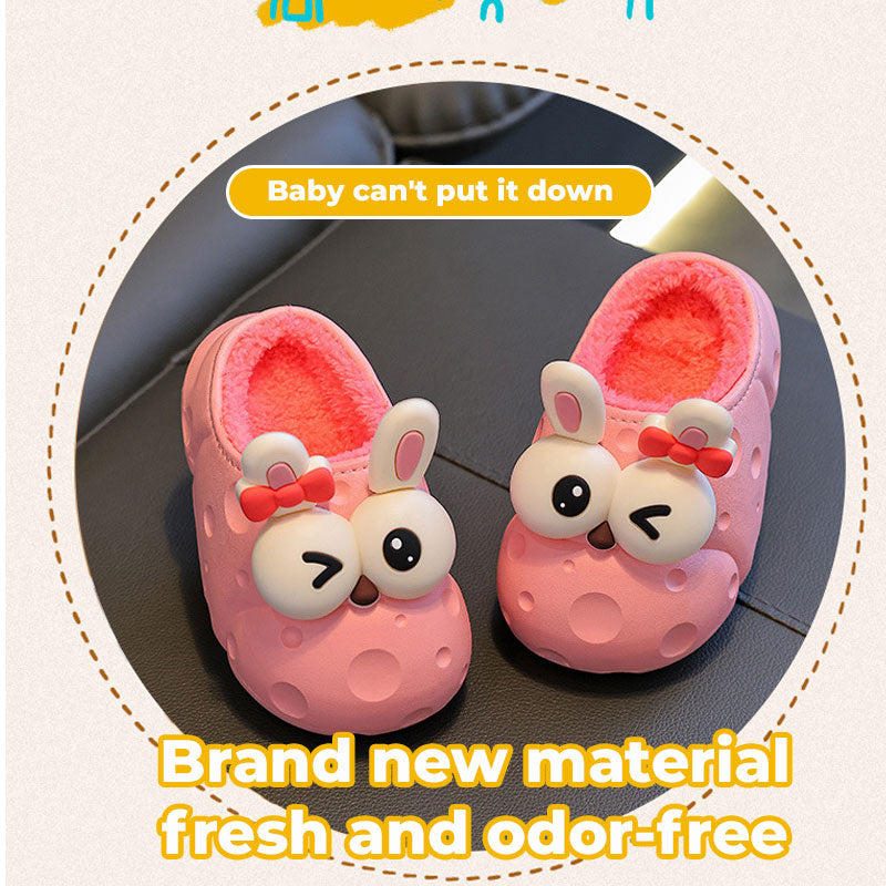 Cute Cartoon Animal Children's Cotton Slippers
