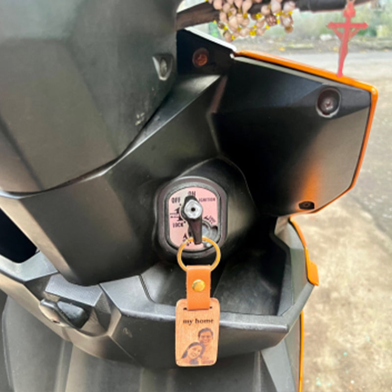 Personalized Wood Keychain - Laser Engraved