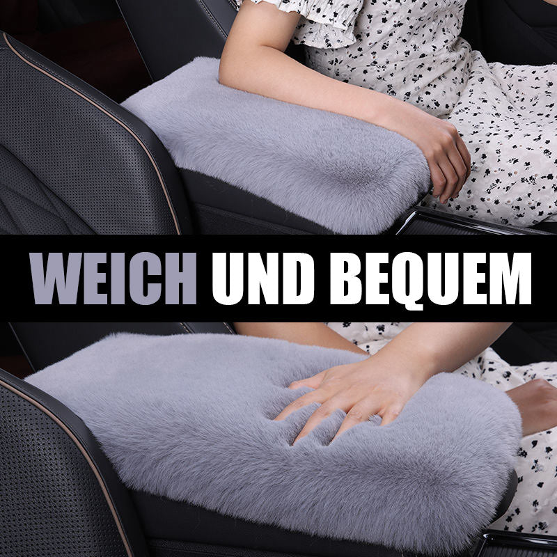 Nachgeahmter Rex-Kaninchen-Plüschbezug Für Die Mittelarmlehne Des Autos/Car Armrest Plush Cover