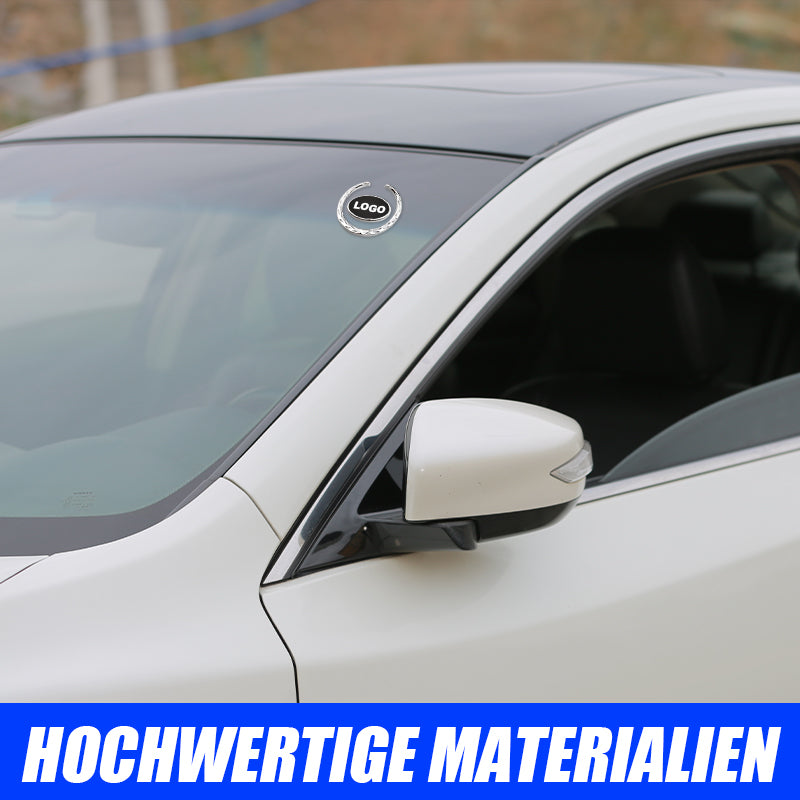 Auto-Metall-Weizenähren-Aufkleber（2er-Pack）/Metal wheat ear side mark