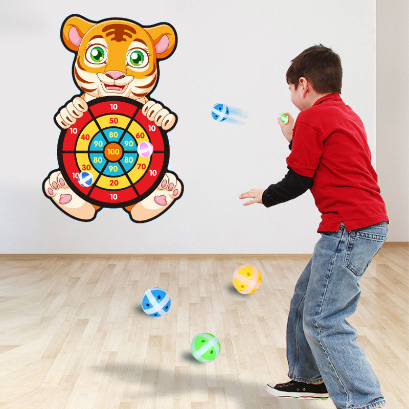 Children'S Dartboard Target Sticky Ball