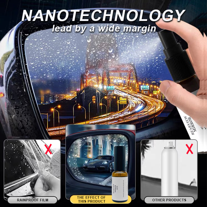 Car Rear View Mirror Glass Rainproof Bullet Rain