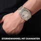Diamant-Herrenuhr/Diamond-set Gypsophila quartz watch