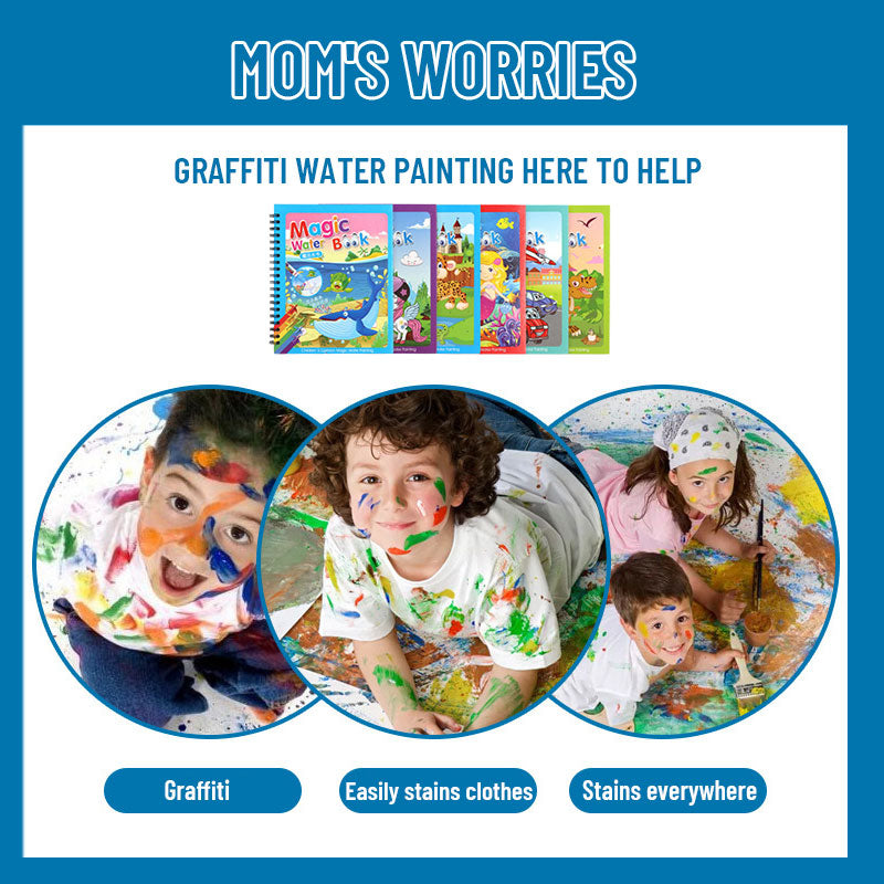 Magical Magic Doodle Water Painting Book