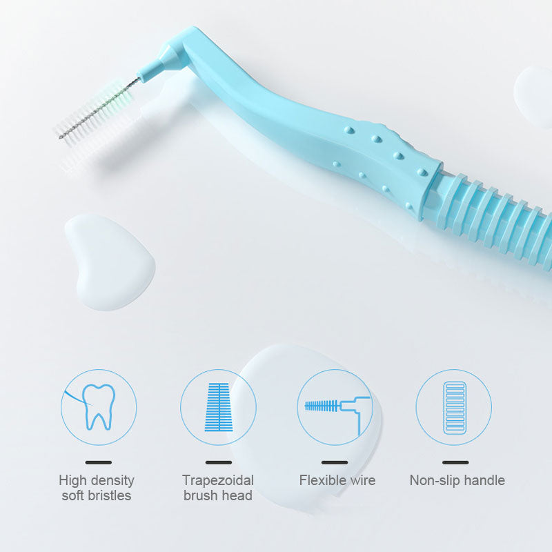 L-Shaped Gap Cleaning Interdental Brush