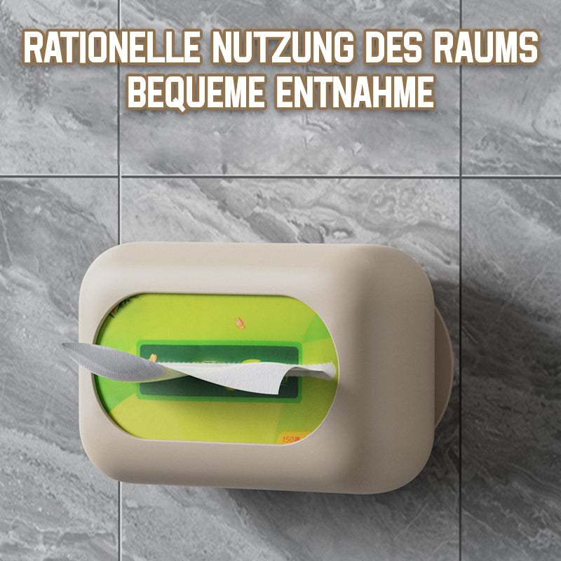 Silikon-Taschentuchbox mit Saugnapf/Suction cup anti-fall and wear-resistant paper box