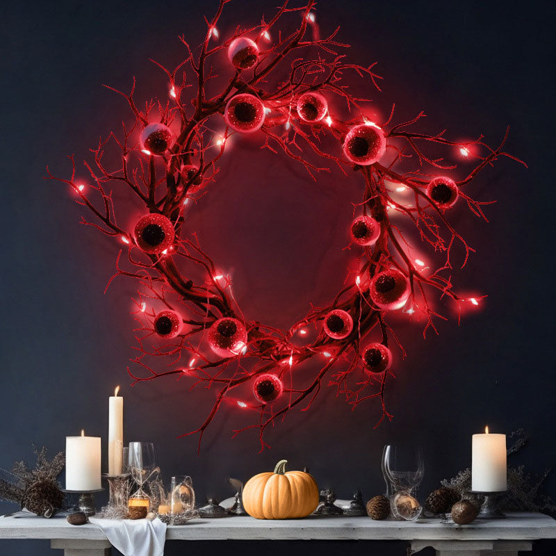 Halloween Deadwood Eyeball Garland