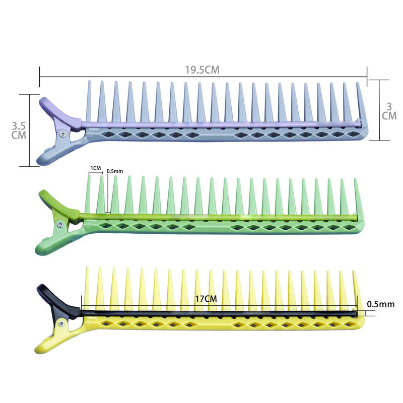 2 in 1 Hairdressing Comb Clip