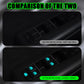 Glow-in-the-Dark Car Window Switch Button Sticker（2 pcs）