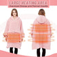 Outdoor USB Heated Blanket Hooded Lazy Blanket