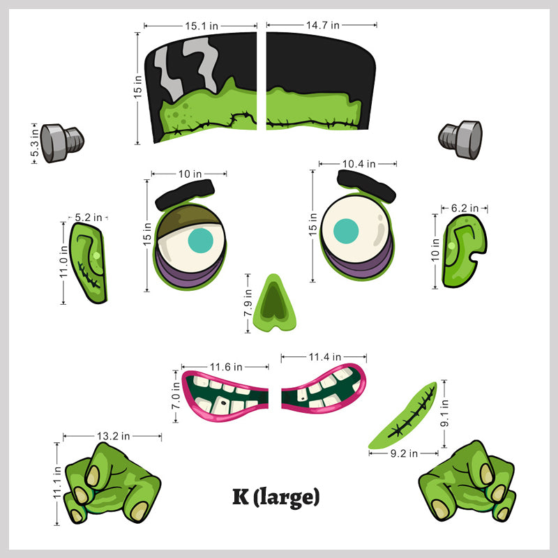 Halloween Atmosphere Car Trunk Sticker