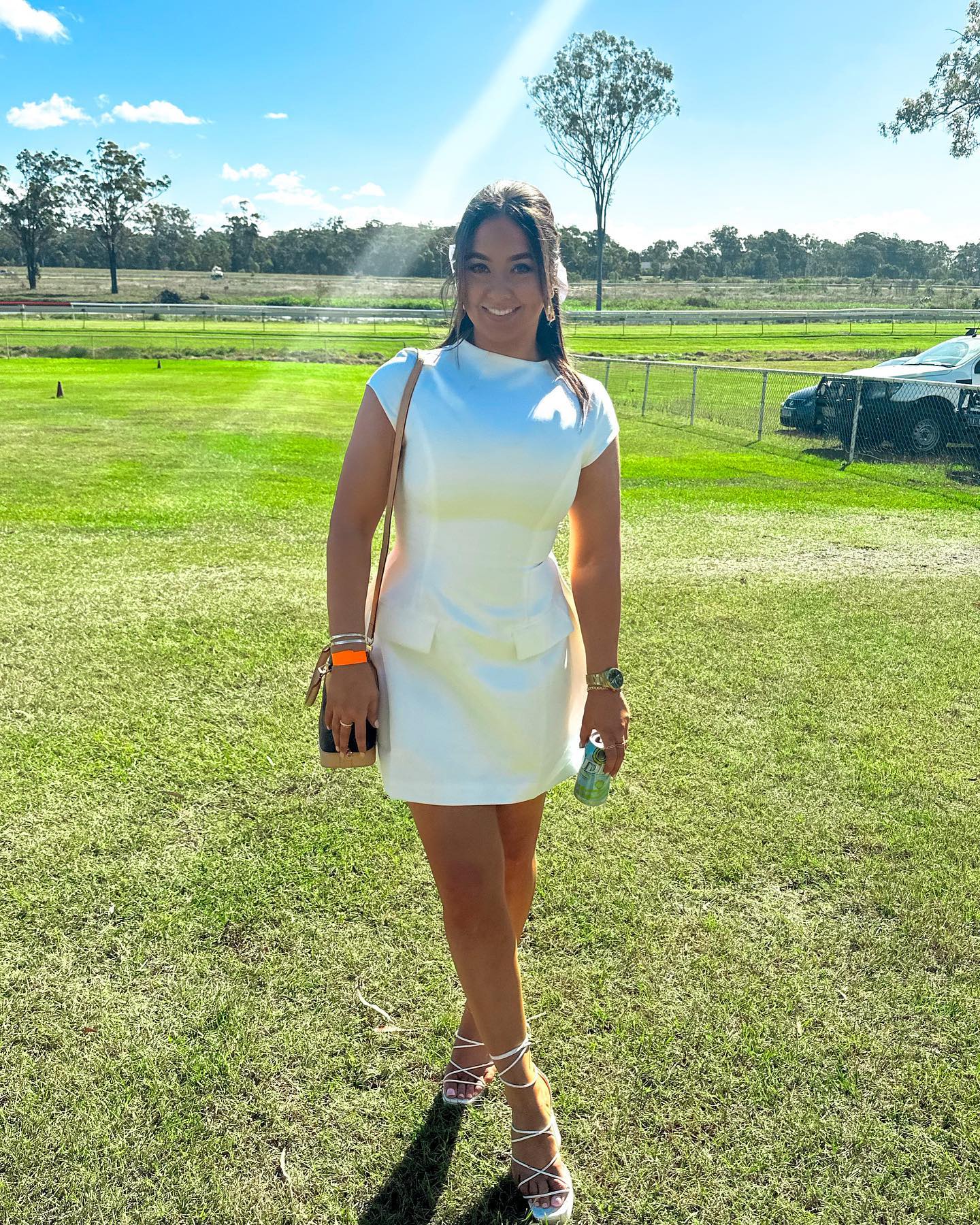 The Cap Sleeve Mini Dress