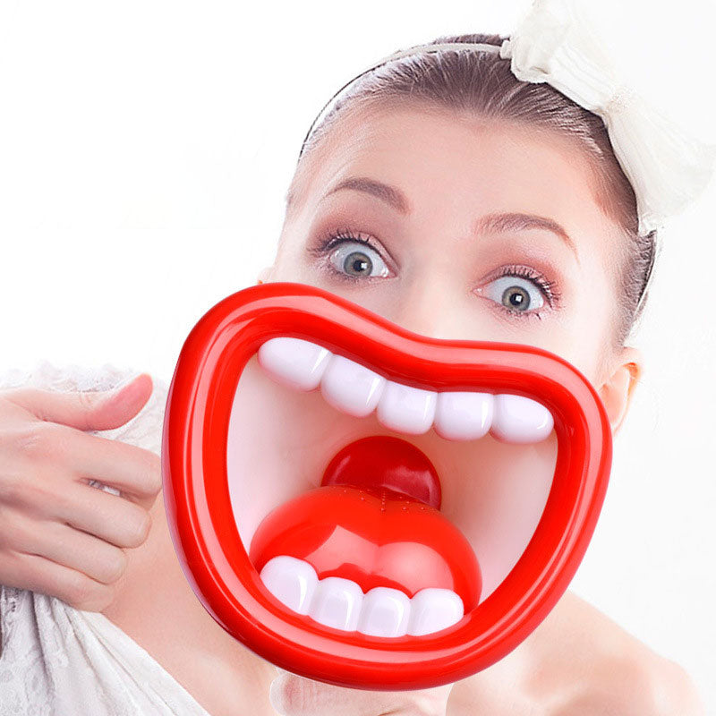 Children's Handheld Big Red Lips Horn