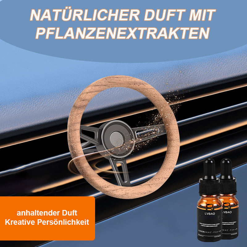 Retro-Walnuss-Auto-Aromatherapie