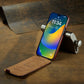 Top And Bottom Flip Leather Phone Case