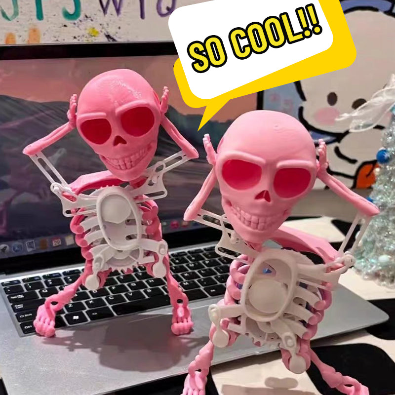 Dancing 3D Skeleton Man
