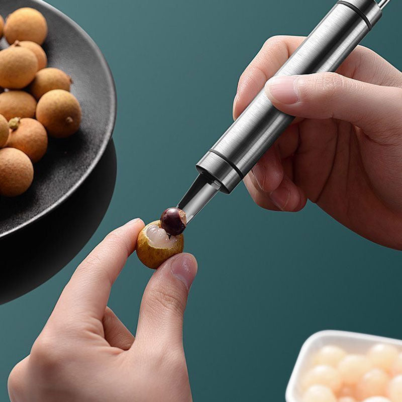 Descorazonador De Carne Longan/Longan peeling and corer