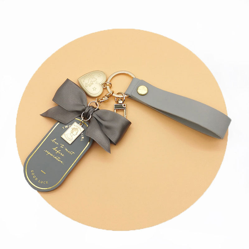 Heart Shaped Car Keychain Pendant