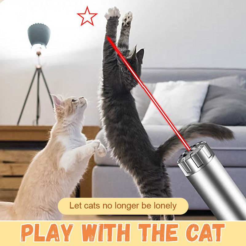 Electronic Laser Pattern Laser Cat Teasing Wand