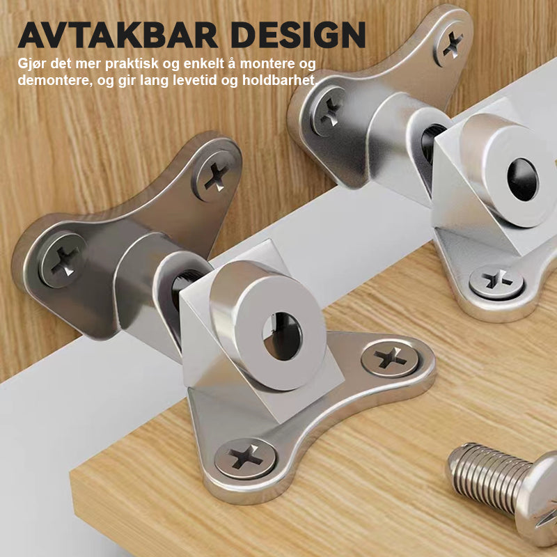 Sommerfuglkobling For Skap I Sinklegering/Zinc alloy cabinet butterfly connector