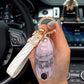 For Suzuki-Car Rhinestone Keychain Key Case