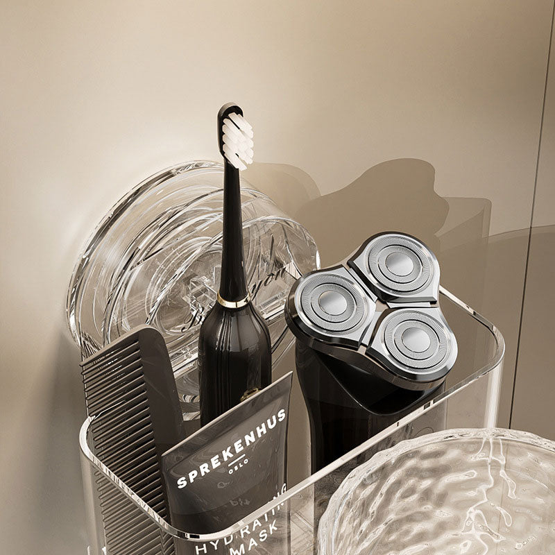Wall-Mounted Suction Cup Toothbrush Holder