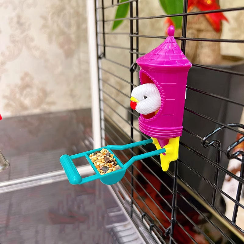 Pet Bird House Standing Pole（Random Color）