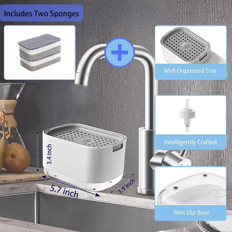 Push Type Manual Soap Dispenser (without sponge)