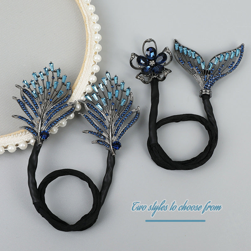 Hand-Braided Meatball Head Hair Iron