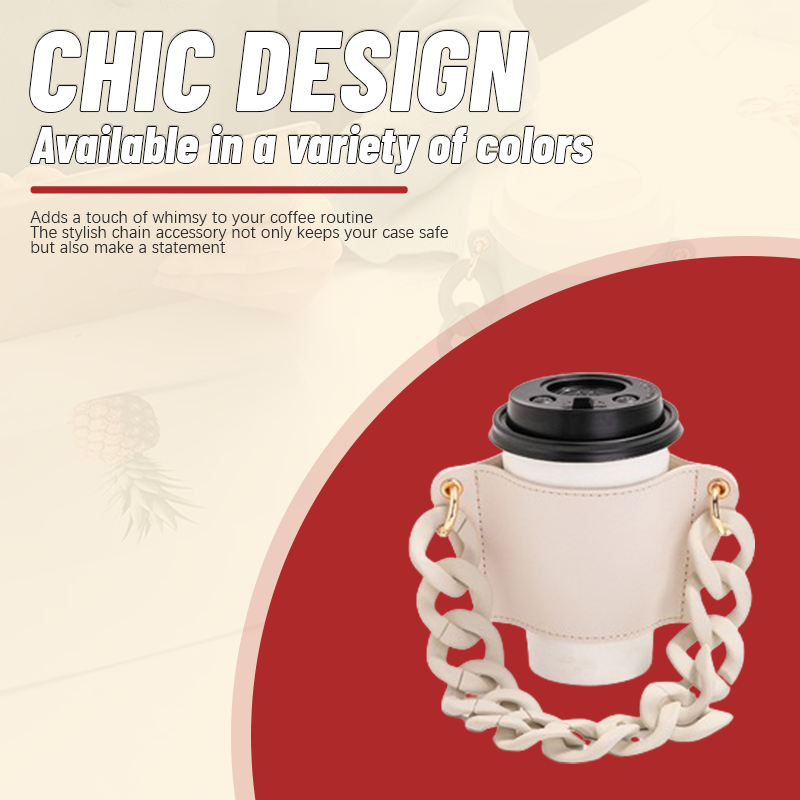 Removable Chain Cup Cover Coffee Cup Cover