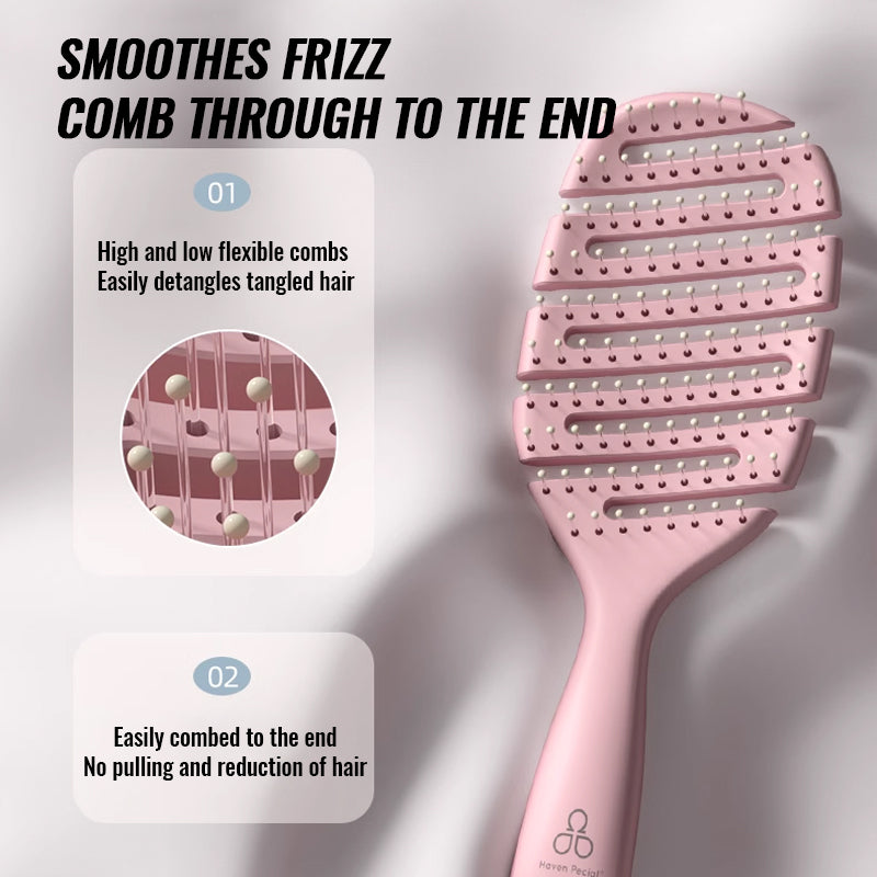 Hollow Curly Hair Massage Comb