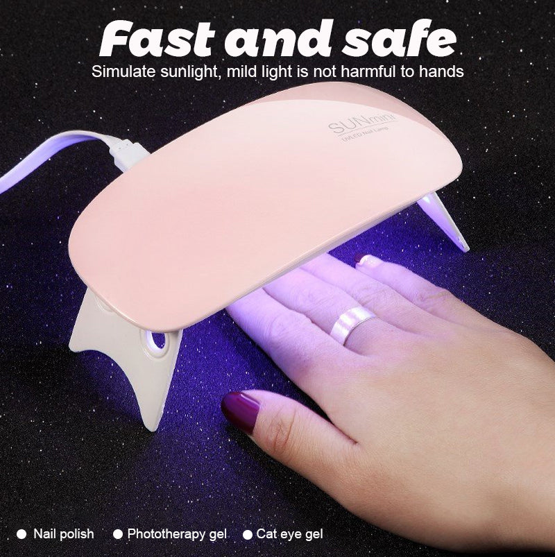 Semi-Cured Gel Nail Patch + UV Lamp