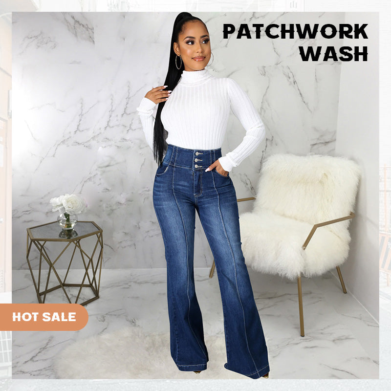 Cowgirl Stretch Slim Fit Flared Pants