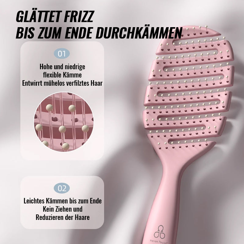 Hollow Lockiges Haar Massagekamm