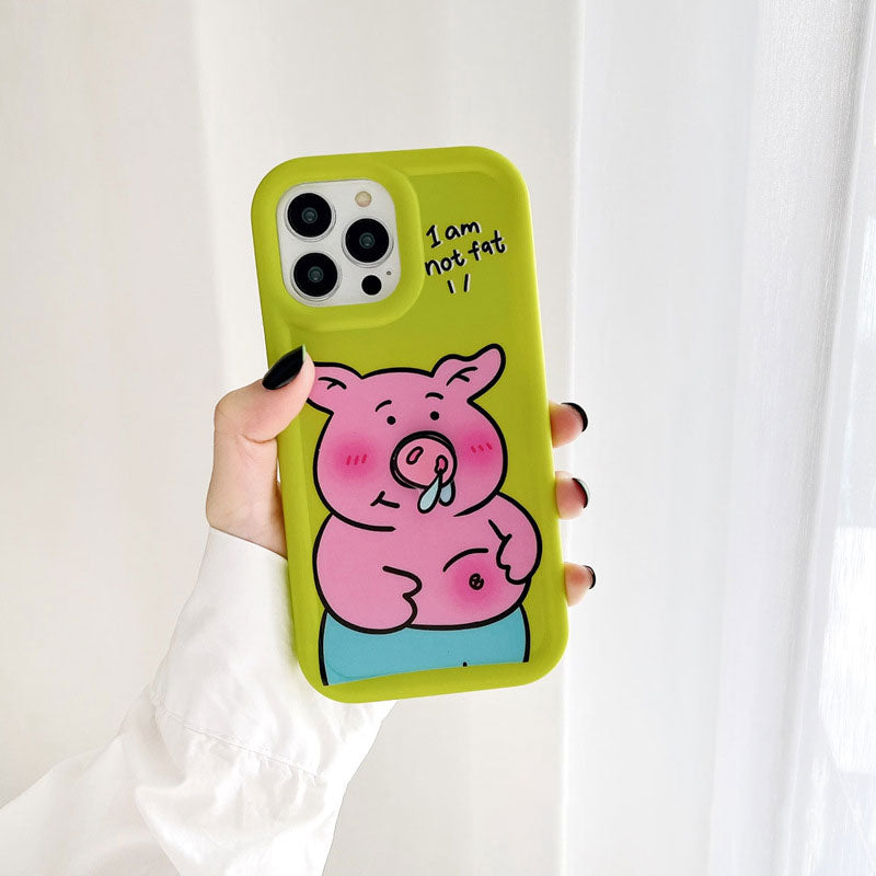 Pink Piggy Swivel Snot Phone Case