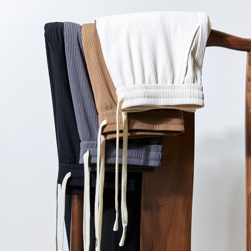 Men'S Straight Leg Solid Color Casual Pants