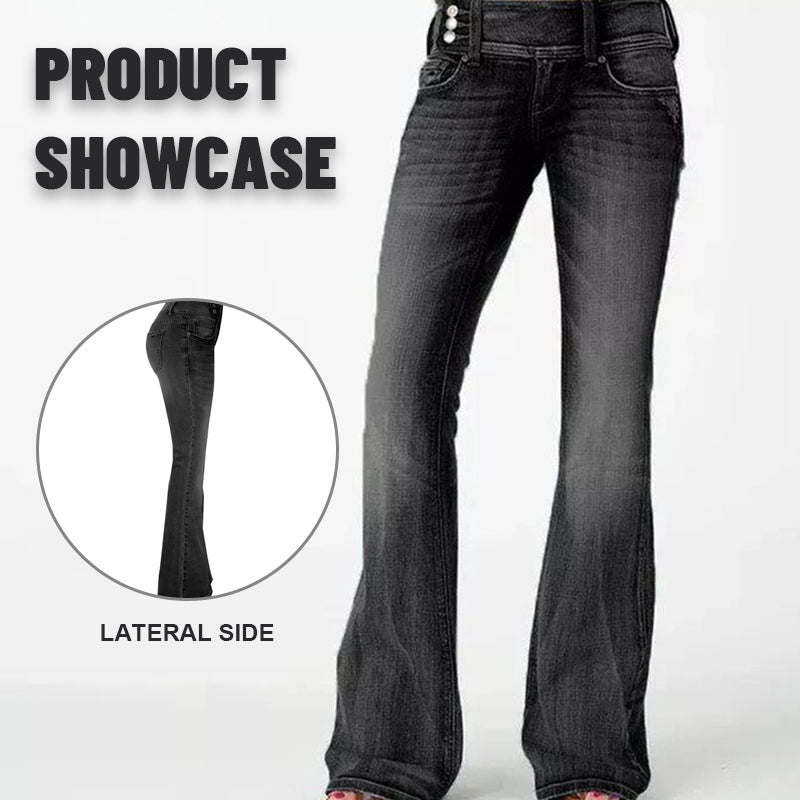 Women's Mid-Rise Bootcut Jeans