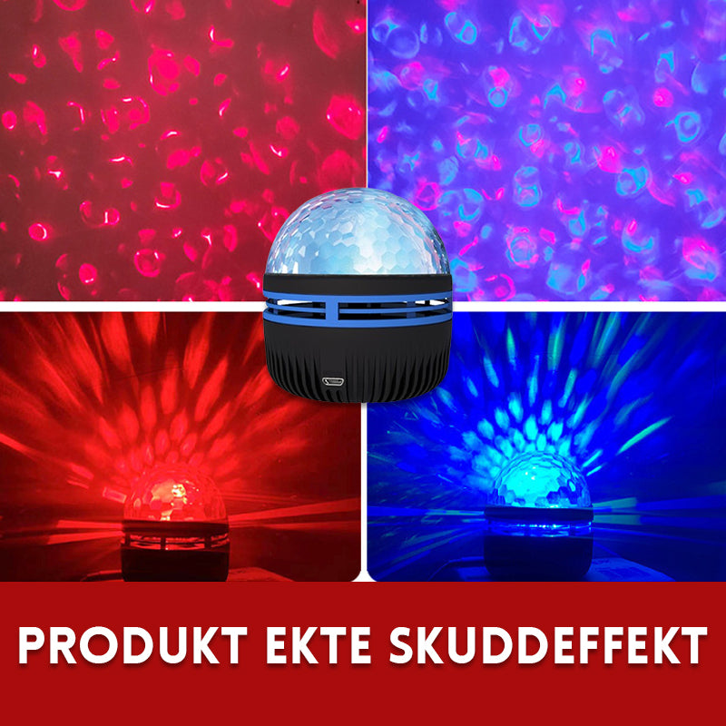 Water Ripple Fjernkontroll Projektor For Omgivelseslys/Water Ripple Remote Control Projector