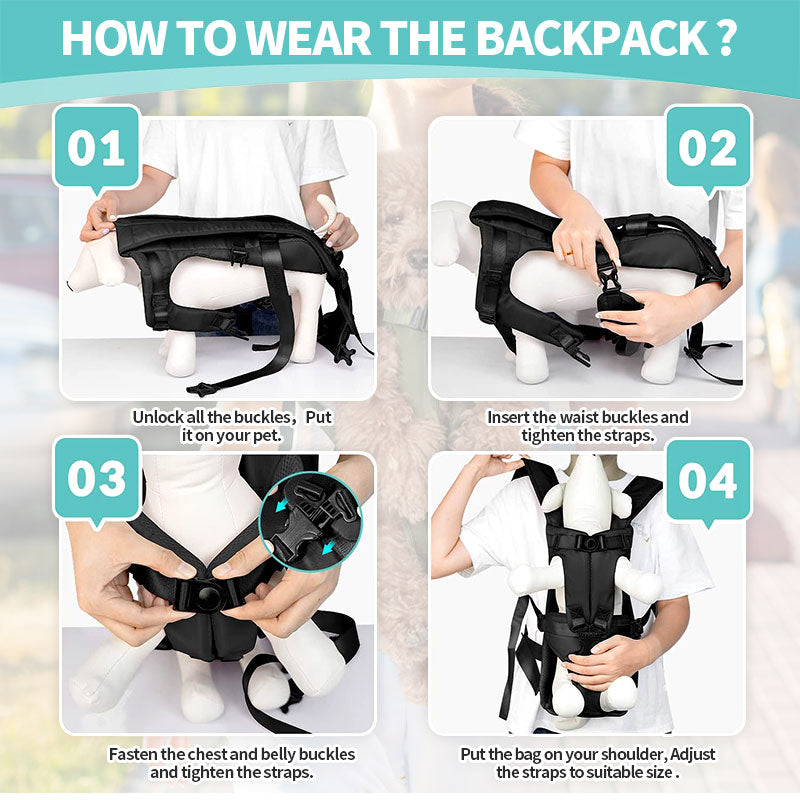 Wrap Pet Chest Backpack