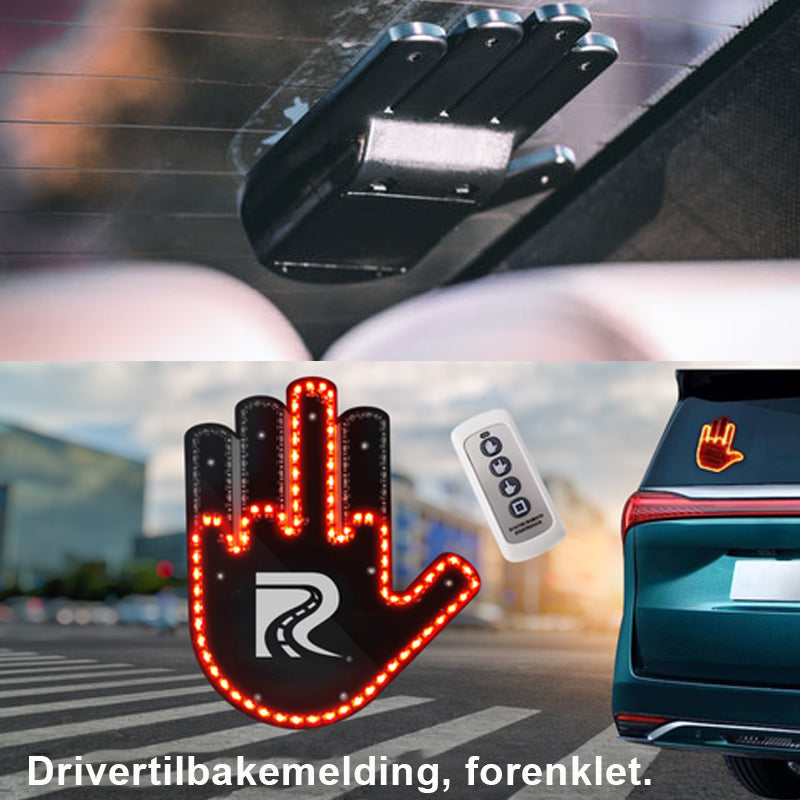 ✨Bil Lys Hånd Finger🤚🤘👊/Car Light Hand Finger