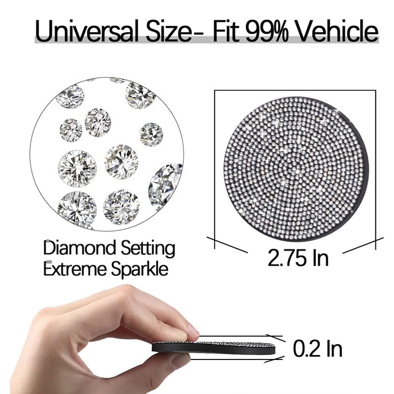 Diamond Car Cup Holder Coaster