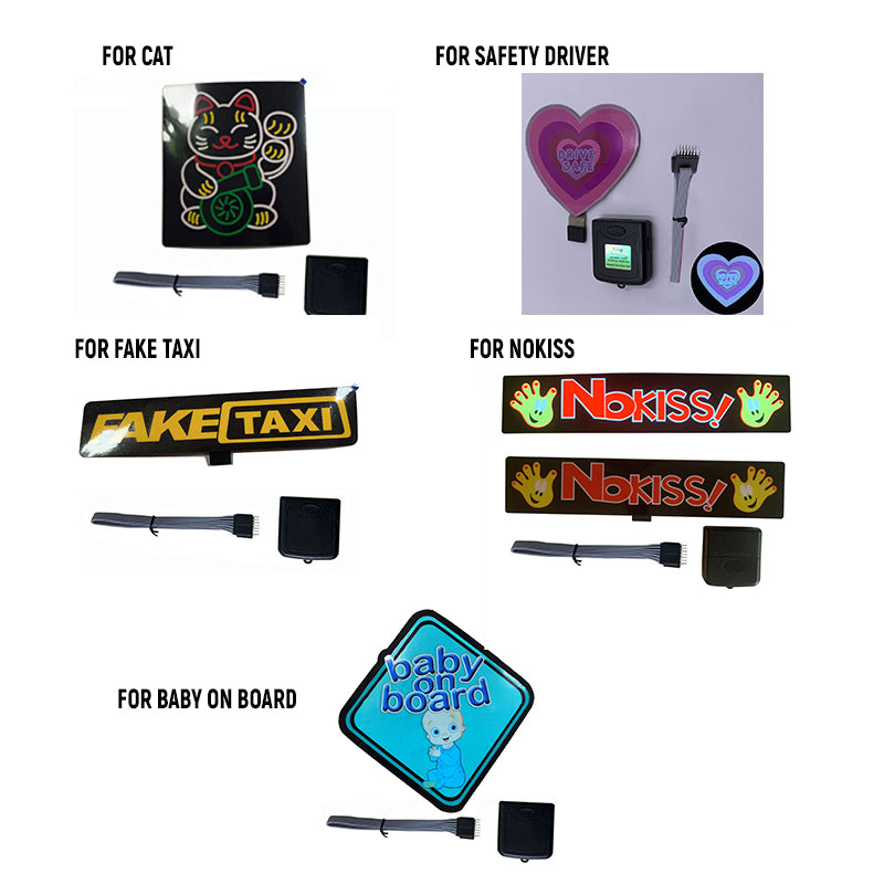 Car Decoration Cold Light Car Sticker