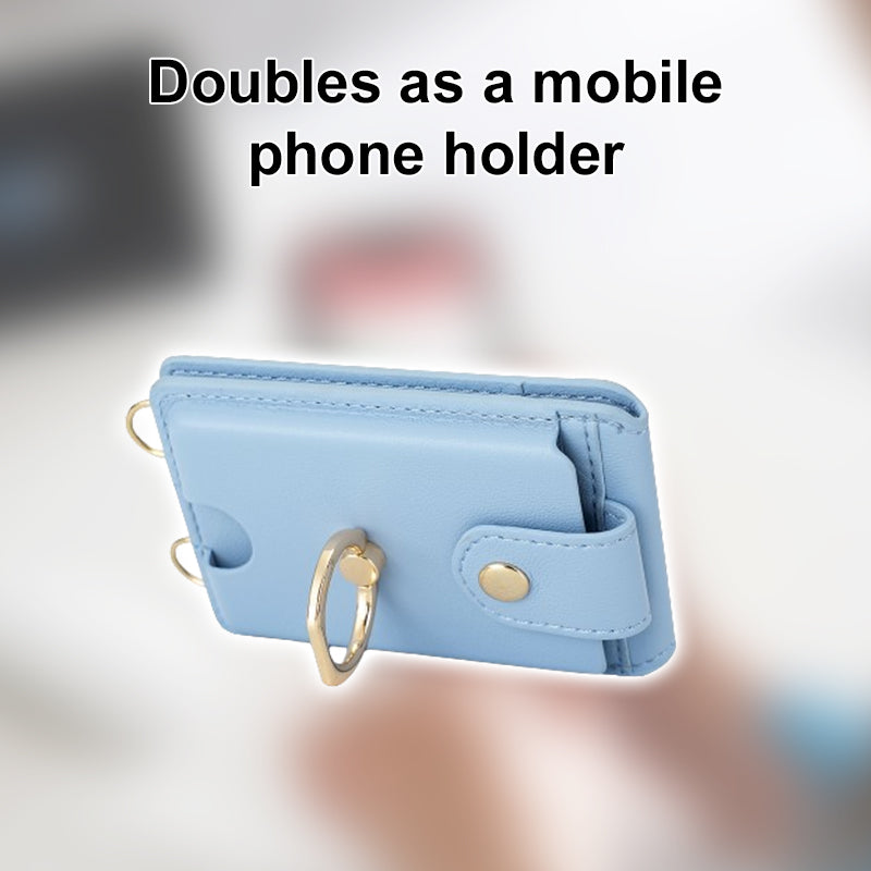 Mobile Phone Card Holder + Shoulder Strap Cord