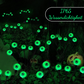 Halloween-Dekorationen - Gruselige Outdoor-Solar-Augenlichter / Spooky outdoor solar eye lights