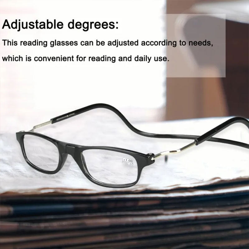 Retractable Magnetic Reading Glasses