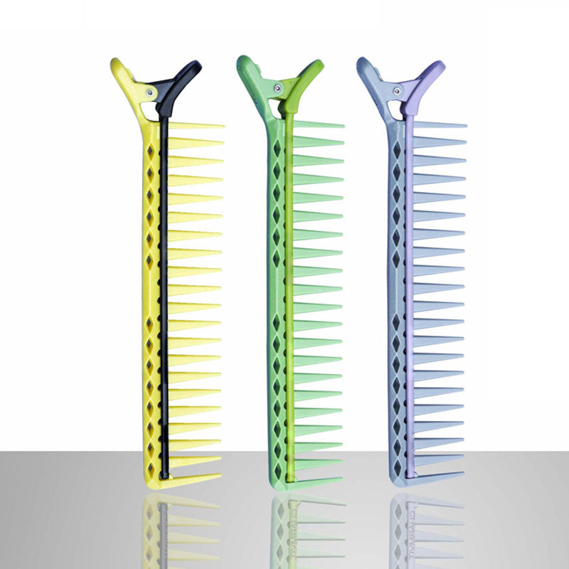 2 in 1 Hairdressing Comb Clip