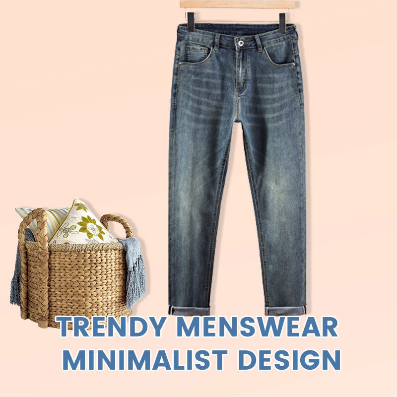 Men's Slim Fit Loose Jeans