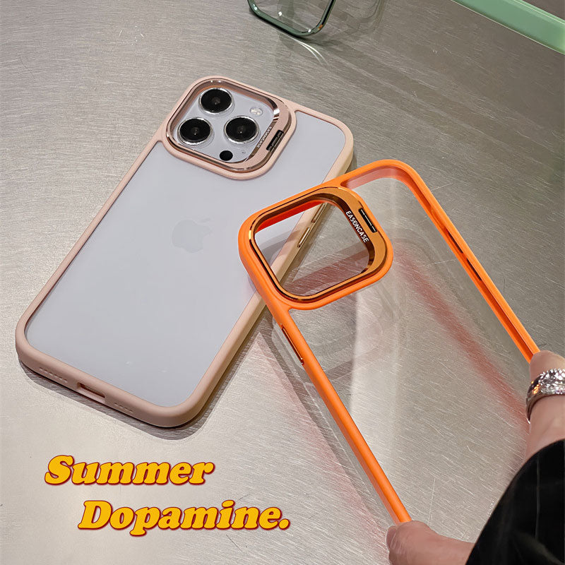 Lens Flip Holder Phone Case