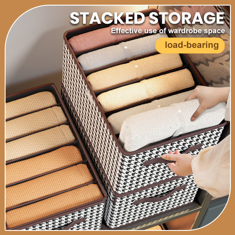 Houndstooth Clothes Storage Box